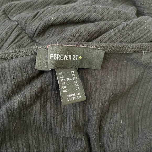 Forever 21 Black Bodysuit Size 3X - Picture 3 of 4
